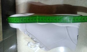 White Lace-Up Sneakers
