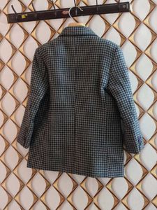 Boys' Checkered Blazer