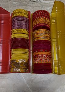 Vibrant Assorted Bangles Set