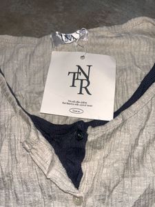 women's long sleeve layered-effect top