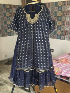 Navy Blue Kurta Set 🩷