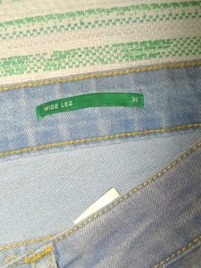 Light Wash Wide Leg Jeans