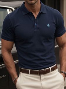 Men's Navy Blue Polo Shirt