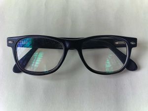 Black Wayfarer Style Glasses