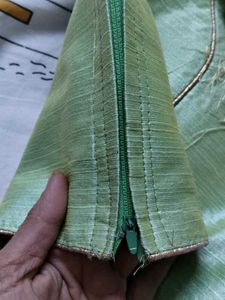 Beautiful Silk Blouse with Tassels
