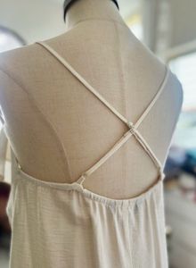 Elegant Beige Ruffled Maxi Dress