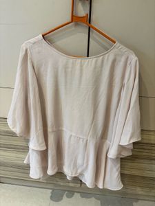 ✨ AND Blush Beige Flowy Top | Size 16 ✨