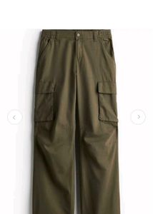 H&M Canvas Cargo Trousers