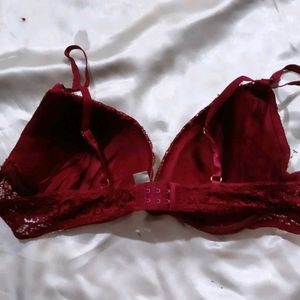 new Burgundy  Bra