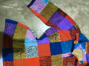 Patchwork Print Top