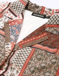 Stylish Patchwork Print Shirt good condition I use