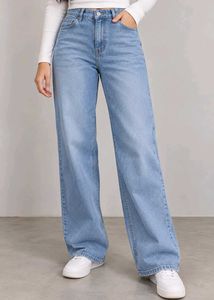 Classic Blue Wide Leg Jeans