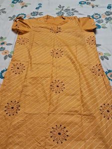 Elegant Mustard Kurta