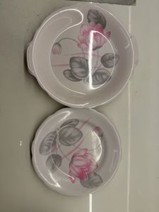Elegant Melamine Dinnerware Set Microwave Safe