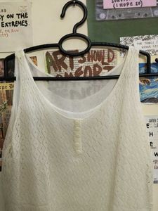 White Lace Tank Top