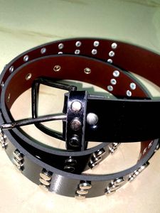 y2k Studded Black Belt