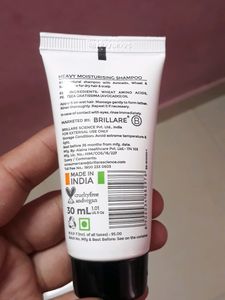 Brillare Heavy Moisturising Shampoo 86% natural sh
