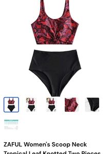 ZAFUL Trendy Snake Print Cropped Top