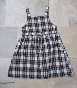 Black And White Checks One Piece