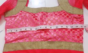 Pink embroidered kurta set