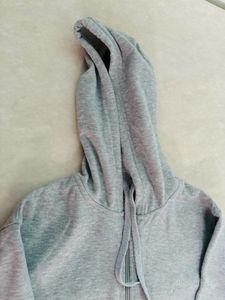 Grey Zip-Up Hoodie