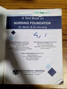 Nursing Foundation Textbook