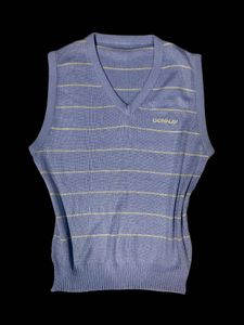 Donnay Striped Sweater Vest