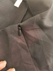 Chic Black Buttoned Shorts