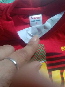 Cute Red NYC T-Shirt &amp; Pants Set
