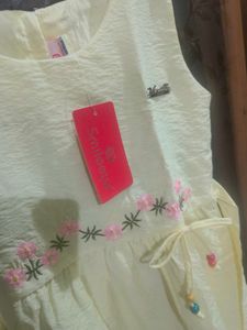 baby girl yellow frock