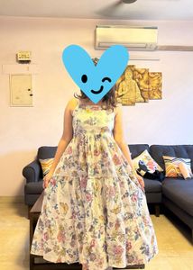 Flowy Floral Tiered Maxi Dress