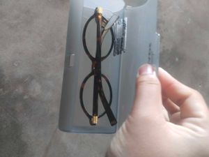 savana leopard print round glasses