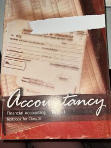Accountancy Textbook Class XI