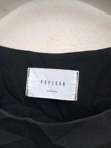 Chic Black Sleeveless Peplum Top