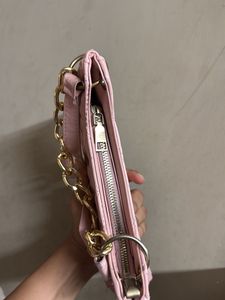 Chic Quilted Pink Bag