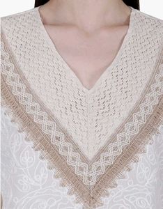 beige kurti