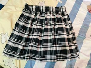 Checkered Mini Skirt