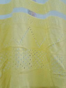 Lightweight Yellow Knit Cardigan