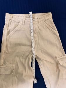 Cream Cargo Pants