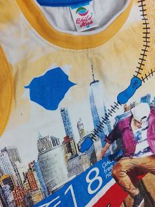 Kids Printed T-shirt &amp; Shorts Set