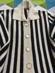 Striped Knit Cardigan