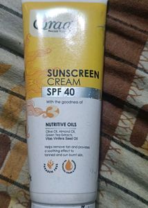 Qraa Sunscreen Cream SPF 40
