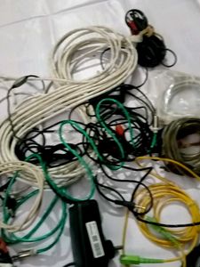 Assorted Electronic Cables &amp; Adapters