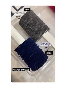 Velvet Bangles Set of 2