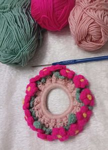 Handmade Crochet Flower Hairband