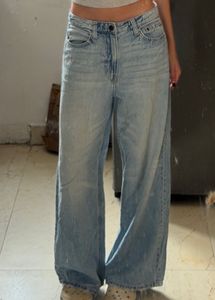Light Wash Wide Leg Jeans