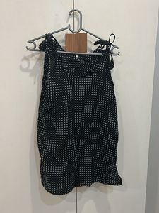 Cute Polka Dot Sleeveless Top