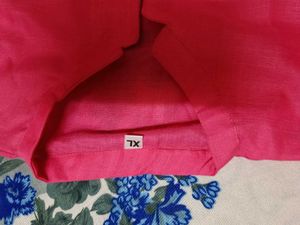 Pink Cotton Kurti