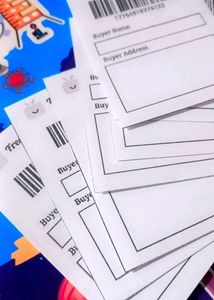 24[ FREEUP STICKY SHIPPING LABELS ]