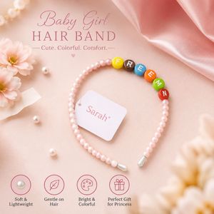 Personalized Baby Girl Hair Band